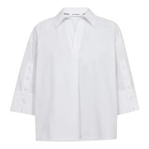 CO' COUTURE BLUSE, POPPY WHITE