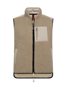 MOS MOSH VEST, ROWE ELI TEDDY FEATHER GREY