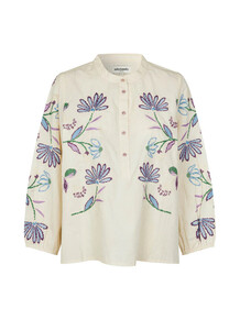 LOLLYS LAUNDRY SKJORTE, FAITH CREME