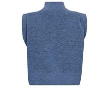 GOSSIA VEST, WIWICA BLUE MELANGE