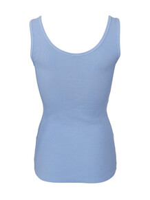 BLACK COLOUR TOP, VIBS RIB LT. BLUE