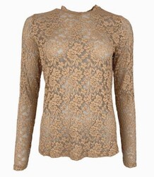 BLACK COLOUR BLUSE, ELOISE LACE FRAPPE