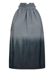 GOSSIA TOP, TIDA GREY DIP DYE