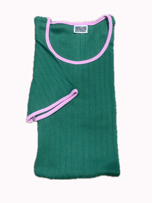 NØRGAARD PÅ STRØGET T-SHIRT, K/Æ GREEN/LIGHT PINK
