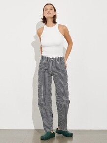 GLOBAL FUNK BUKS, EMILU-G NAVY STRIPE