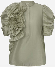 GOSSIA BLUSE, ANNSOFI LIGHT DUSTY GREEN