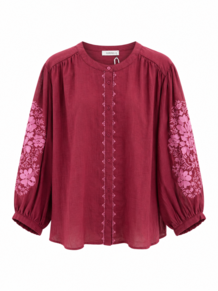 LECOCO SKJORTE, Nicola - 35238 WINE RED