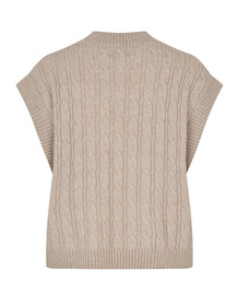 LOLLYS LAUNDRY STRIK VEST, FINN BEIGE