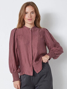 CO'COUTURE SKJORTE, TASSY PLUM