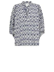 GOSSIA BLUSE, SIGGA JO BLUE/WHITE
