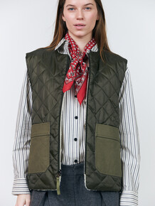 LOLLYS LAUNDRY VEST, UNITY DARK GREEN