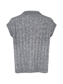 LOLLYS LAUNDRY VEST, FINN GREY MELANGE