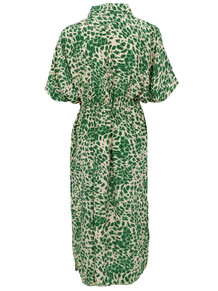 BLACK COLOUR KJOLE, LUNA KAFTAN TIE GREEN LEO