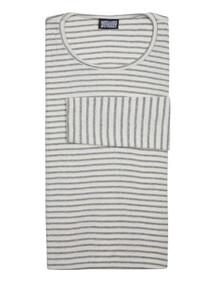 NØRGAARD PÅ STRØGET T-SHIRT, 101 ECRU/LIGHT GREY