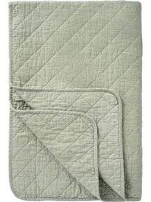 IB LAURSEN VATTÆPPE, 0788-81 QUILT GRØN STRIB