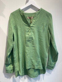 MOS MOSH BLUSE, DANNA TURF GREEN