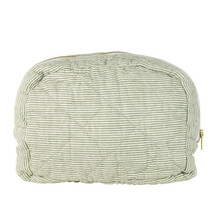 IB LAURSEN TOILETTASKE, 07895-99 GRØN STRIB