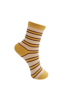 BLACK COLOUR STRØMPER, LUNI YELLOW