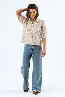 LOLLYS LAUNDRY SKJORTE, BONO YELLOW