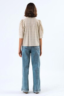 LOLLYS LAUNDRY SKJORTE, BONO YELLOW