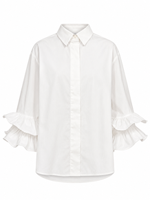 CO' COUTURE SKJORTE, HALEN FLARE WHITE