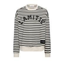 HAUTE L'AMITIÉ SWEATSHIRT, STRIPE BLACK/WHITE