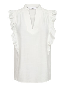 CO'COUTURE TOP, HERA FRILL WHITE