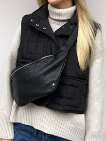 DEPECHE BUMBAG, 12556 BLACK/BRASS