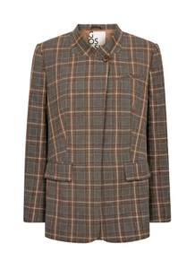 GOSSIA BLAZER, ELLI BROWN CHECKS