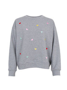BLACK COLOUR SWEATSHIRT, SITA HEART