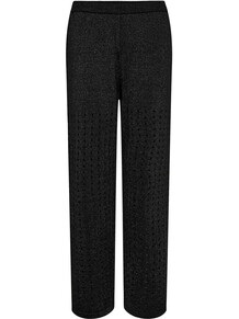 HAUTE L'AMITIÉ BUKS, HOLE KNIT BLACK