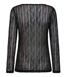 CO' COUTURE BLUSE, BARB O-NECK BLACK