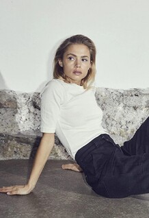CO' COUTURE T-SHIRT, GRANNY SS OFF WHITE