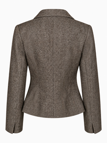 NEO NOIR BLAZER, VALIA HERRINGBONE