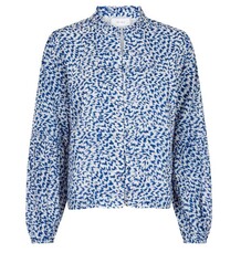 NEO NOIR SKJORTE, ANNIA S SIMPLE IKAT BLUE