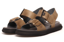 LOFINA SANDAL, 2E-385 GASOLINE LYS OLIVEN