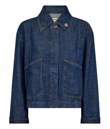 MOS MOSH DENIM JAKKE, EYLA DARK BLUE