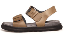 LOFINA SANDAL, 2E-385 GASOLINE LYS OLIVEN