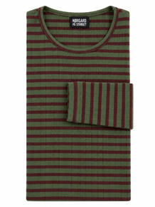 NØRGAARD T-SHIRT, 101 NPS OLIVE/BROWN