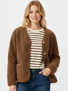 AMAZE CPH JAKKE, SAMANTHA DARK CHOCOLATE