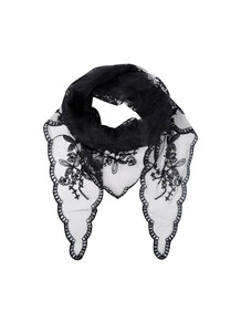 BLACK COLOUR LACE TØRKLÆDE, MIRIANA BLACK