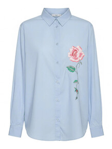 AMAZE CPH SKJORTE, KEIRA LIGHT BLUE