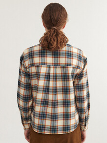 BASIC APPAREL SKJORTE, KIRA COPEN BLUE BIRCH