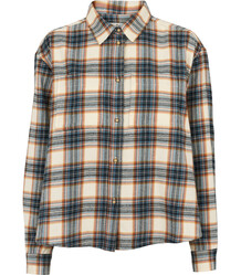 BASIC APPAREL SKJORTE, KIRA COPEN BLUE BIRCH