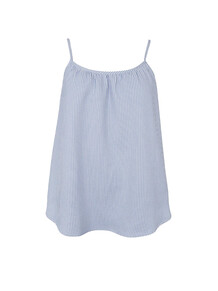 BLACK COLOUR TOP, CATHERINE STRAP LIGHT BLUE