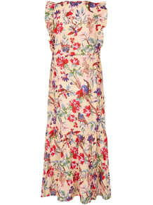LOLLYS LAUNDRY KJOLE, SAMO 74 FLOWER PRINT
