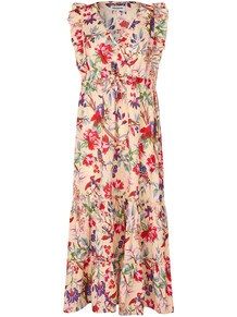 LOLLYS LAUNDRY KJOLE, SAMO 74 FLOWER PRINT