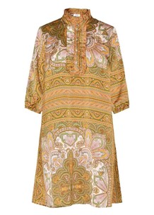 LOVE & DIVINE KJOLE, LOVE953-2 GREEN PAISLEY