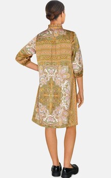 LOVE & DIVINE KJOLE, LOVE953-2 GREEN PAISLEY
