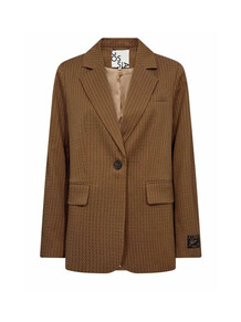 GOSSIA BLAZER, GAJA CARAMEL CHECKS